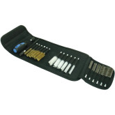 Astro Pneumatic 9020 Wire Brush Set, 20 Piece Assortment, Brass, Nylon, Stainless Steel