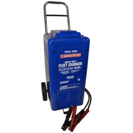 Associated 6002B Battery Charger, Steel Wheeled Fleet Charger, 6/12/18/24 V
