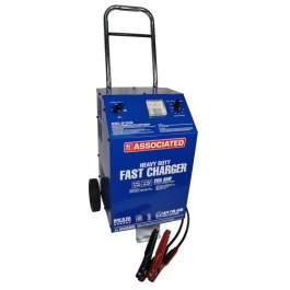 Associated Equipment 6012AGM Wheeled Heavy Duty Fast Charger, 6/12V, 70/60/