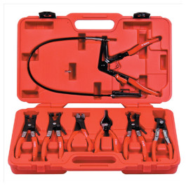 Astro Pneumatic 9406 Hose Clamp Pliers Assortment Kit, 7-Piece Set