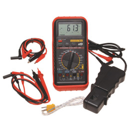 ATD 5570K Deluxe Automotive Meter, RPM and Temperature Functions, 45 Test R