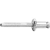 Auveco 11620 Peel-Type Rivet, 1/4" Diameter, Aluminum Rivet with Steel Mandrel, 25-Pack