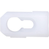 Auveco 9850 GM Quarter Panel Reveal & Landau Top Molding Clip, White Nylon, 100-Pack