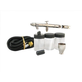 Badger 155-7 Anthem Airbrush Complete Set, Bottom Feed General Purpose Nozzle, Braided Hose with Jars and Color Cup