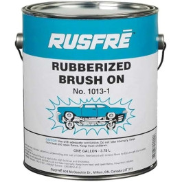 Rusfre 1020F-25 Rubberized Undercoating, Black, 2.5 Gallon Drum