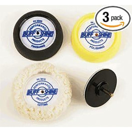 Buff and Shine TP325SW Tri Pack Buffing Kit, 301G Compounding, 330G Polishi