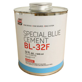 Rema Tip Top BL-32F Special Blue Cement Tire Patch Glue, 32 fl oz Vulcanizing Cement