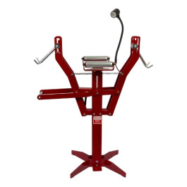 Branick 00-0150 Model 5045 Tire Spreader, Steel, Low-Pro / Wide-Base Spreader with Rollers & LED Inspection Light