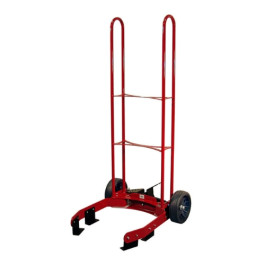 Branick TC400 Tire Cart, Steel, Foot-Operated 20" - 37" Tire Cradle with 400 Lb Capacity and 61.5 Inch Stack Height
