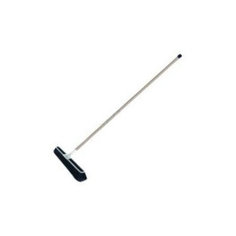 Bruske 2154CS4 Black Medium Sweep Push Broom, 23" Head, Synthetic Bristles,