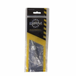 Brush Research DEB5 Deep Well End Brush, 1/2" Diameter, 240 Grit Equivalent Surface Prep, Carbon Steel, 2-1/2" Trim Length