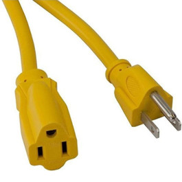Bayco SL-751 Extension Cord, 16/3 SJTW, 100 ft, 10 Amp, Single Outlet