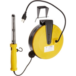 Bayco SL-864 LED Work Light on Retractable Reel, 50 Ft 18/2 SVT Cord