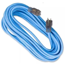 Bayco SL-993 Cold Weather Extension Cord with Single Lighted Outlet, 25 ft,