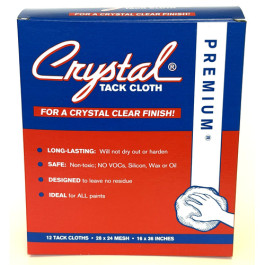 Crystal 1416 Premium Tack Cloth, 28 x 24 Mesh, 16 x 36 Inches, Box of 12
