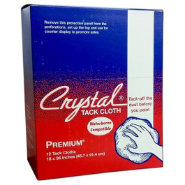 Bond Corp 1419 Crystal Premium Tack Cloth, 24" x 36", Mesh Cotton, Box of 1