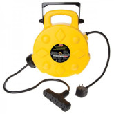 Bayco SL-8904 50ft Retractable Extension Cord Reel with 4 Outlets - 15amp