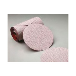 Carborundum 18165 Carbo Premier Red Dri-Lube PSA Sanding Disc Roll, 6" P320