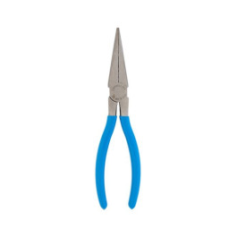 Channellock 3017 Long Nose Pliers, 7-1/2", No Cutter, Plastic Dipped Grips