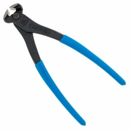 Channellock 358 XLT End Cutting Pliers, 8-1/4", Channellock Blue grips