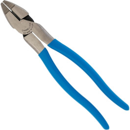 Channellock 369 Round Nose Lineman's Pliers, High Leverage, 9-1/2"