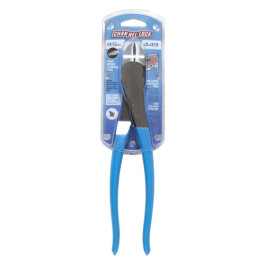 Channellock 449 High Leverage Curved Diagonal Cutting Pliers, 9.54" Overall Length