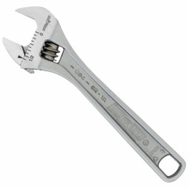 Channellock 804 Adjustable Wrench, Chrome Finish, 0.51" Jaw Capacity, 4.5" Overall Length