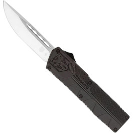 CobraTec BCTLWDNS Lightweight OTF Automatic Knife, 3.25" D2 Drop Point, Bla