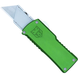 CobraTec CTOTFUTODG OTF Utility Knife, OD Green, Replaceable Utility Blade,