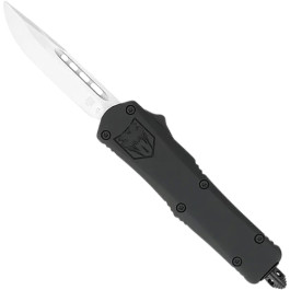 CobraTec Cerakote SBFS-3DNS Small FS-3 OTF Automatic Knife, Black Aluminum