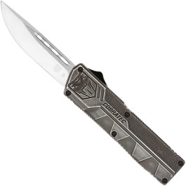 CobraTec SWCTLWDNS Lightweight OTF Automatic Knife, 3.25" D2 Drop Point, St