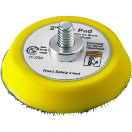 Chicago Pneumatic 8940158334 Hook And Loop Sanding Pad, 2", 1/4-20, No Hole