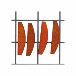 Chicago Pneumatic CA144889 Rotor Blade Set, Compound Material, for CP873
