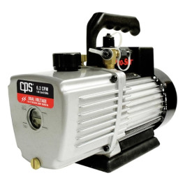 CPS Products VP6D Vacuum Pump, Steel / Aluminum, 6 CFM Two-Stage Dual Voltage