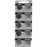 Energizer CR1620 Lithium Coin Batteries, 5 Pack