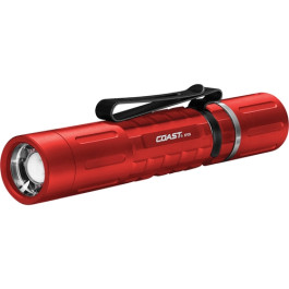 Coast 31359 XP2R Rechargeable Pen Flashlight, Red, 520 Lumens, Twist Focus,