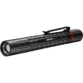 Coast 31360 XP3R Rechargeable Pen Flashlight, Black, 1000 Lumens, Twist Foc