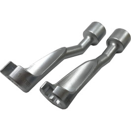 CTA 7815 Cummins 2-Piece Fuel Injection Wrench Set, 19mm and 22mm, Offset Crows-Foot Design, 12-Point Bi-Hex