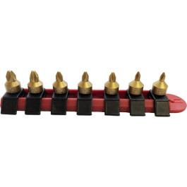 CTA 9770 Super Stubby Phillips Bit Set, 7-Piece, Titanium-Nitrate Coated