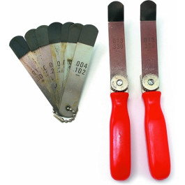 CTA A308 Offset Valve Tappet Gauge Set, 11 Blades Ranging from 0.004" to 0.014", Offset Design for Precise Valve Adjustments