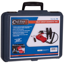 Cal-Van 76 Relay Circuit Diagnostic Tool, 12- and 24-Volt, with Relay Leads and Universal Adapter