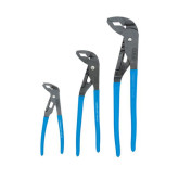 Channellock GLS-3 GRIPLOCK Tongue and Groove Pliers Set, 3 Pieces