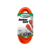 Coleman Southwire 2307 Vinyl Outdoor Extension Cord, Orange, 3-Prong Plug, 25 Feet, 16/3 gauge