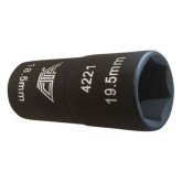 CTA 4221 Lug Nut Flip Socket 18.5mm x 19.5mm, Dual Sided Socket Lug Nut Removal