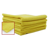 Hi-Tech Edgeless 16" x 16" Deluxe Detailing Towels, Yellow, 4-Pack