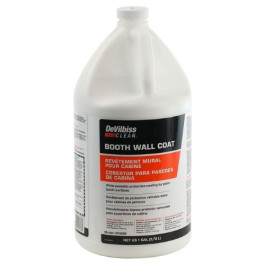 DeVilbiss 803668 Booth Wall Coat Water-Based Booth Wall Coating, 1 Gallon