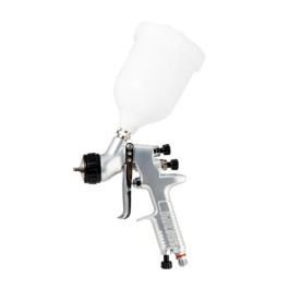 DeVilbiss GPG Gravity Feed Spray Gun Kit, PR10 & PR30 Air Caps, 1.8mm & 2.0mm Nozzles, 900mil Aluminum Cup