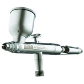 DeVilbiss DAGR Gravity Airbrush .35mm DGR-501G-35, Dual-Action, Chrome Plated