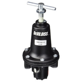 DeVilbiss HAR-600 Regulator, Gauge and Valve Assembly, 0-125 psi, 60 CFM