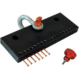 Dent Fix 4 Multi-Pin Clamp, Pulls 1 to 18 Welded Studs, 10000 lb Max Pull, 7" force Spreading Area